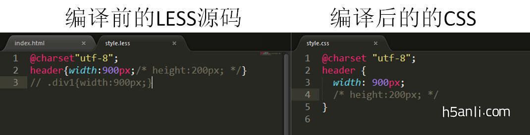 H5案例分享：CSS神器 —— Less_H5案例分享